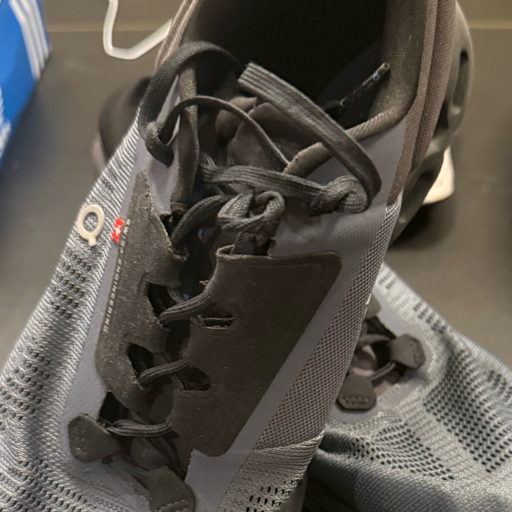 On Running Black and Gray Men's Sneakers